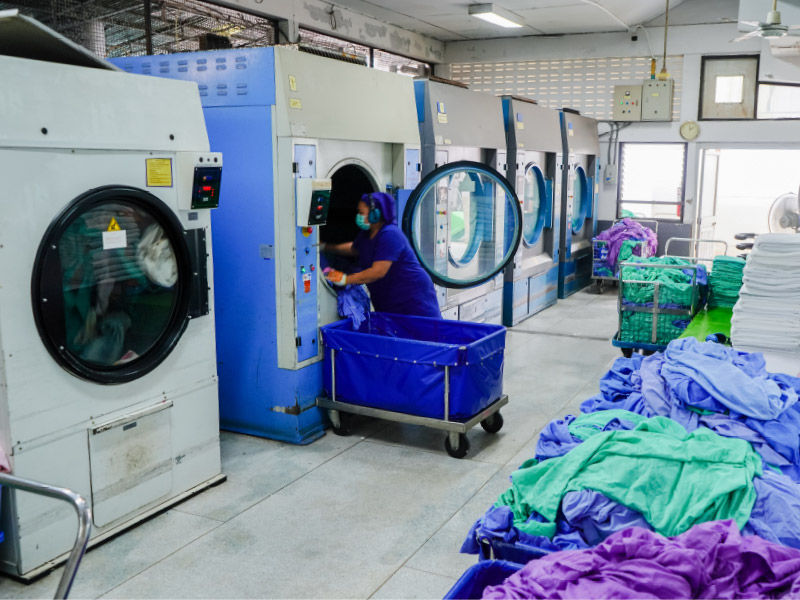 Máy giặt công nghiệp cỡ lớn